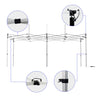 Lighted Canopy Tent – 6m x 3m (LED Frame)