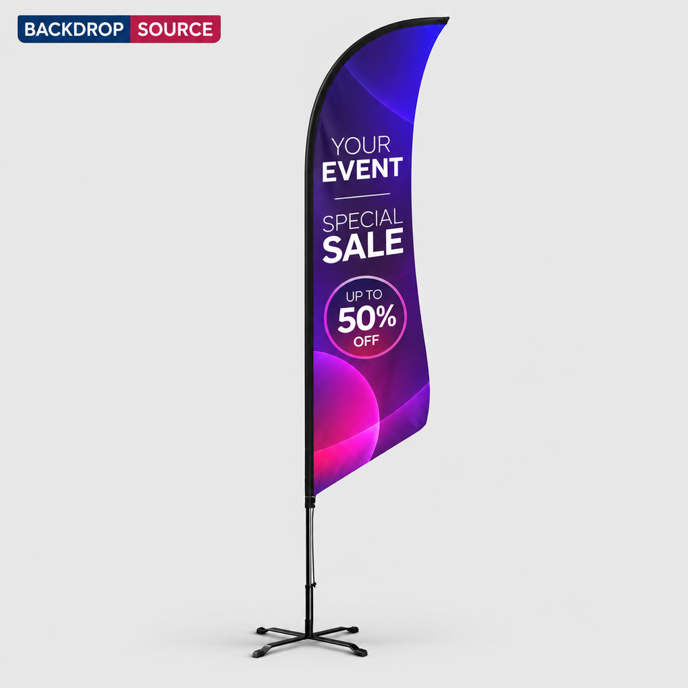 Shark Fin Fabric Flag