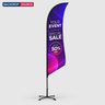 Shark Fin Fabric Flag