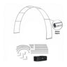 C Shape Tension Fabric Arch - 3m