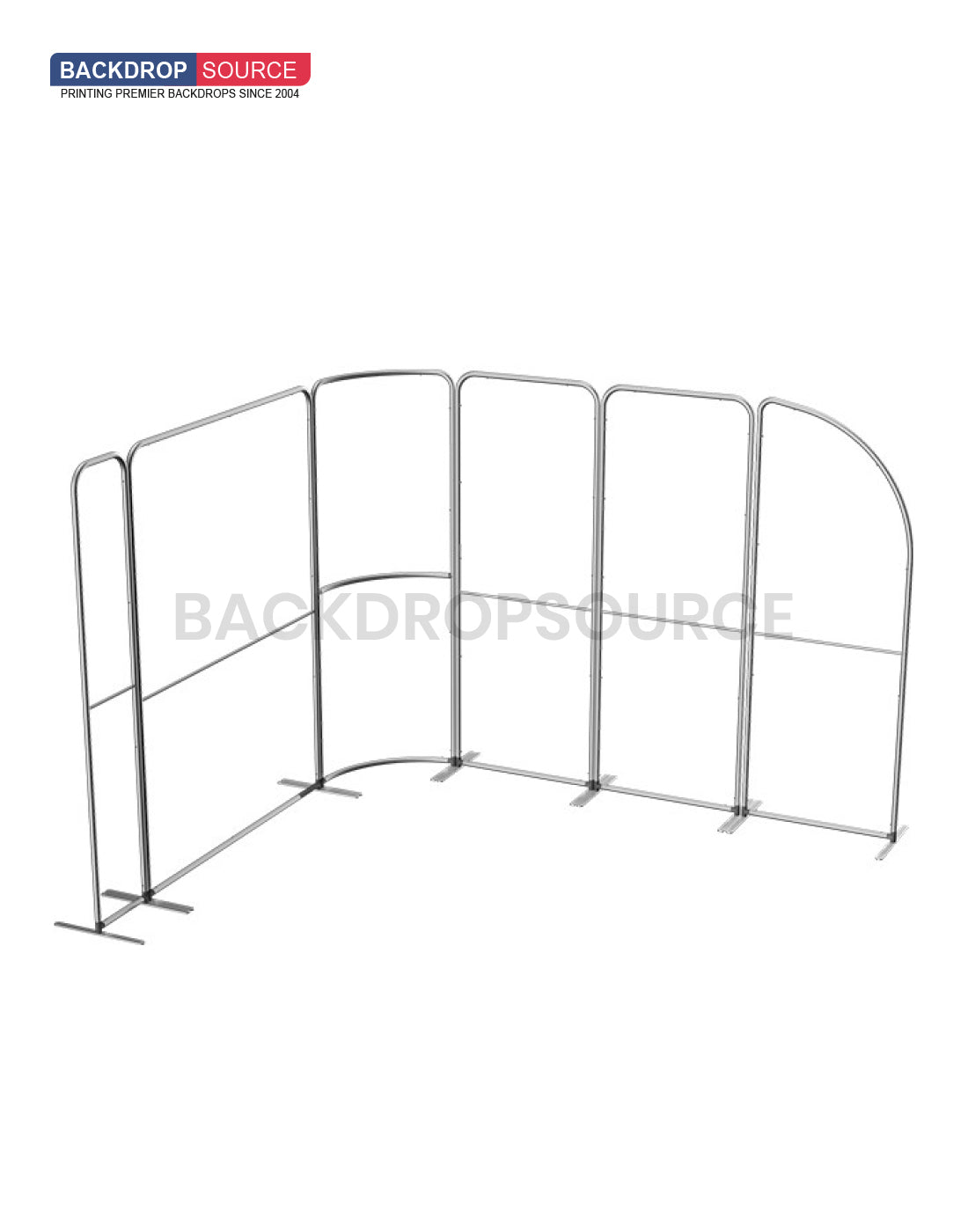 Magnetic Fabric Booth Display - Model 3 (3m x 3m)