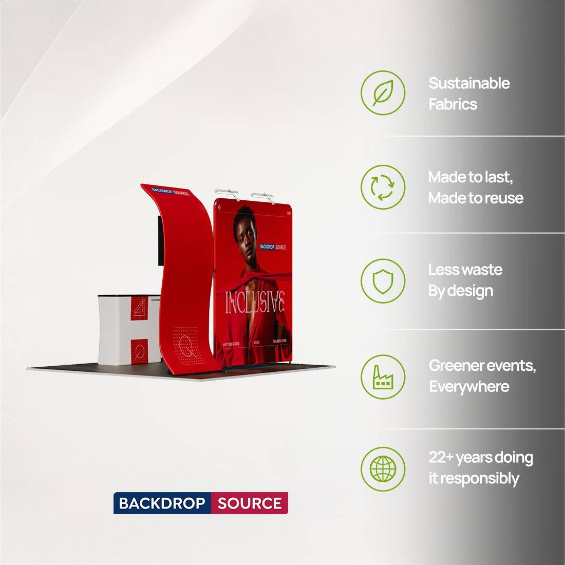 Portable Exhibit Display 3m x 3m - Model 10