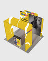 3x3m Square Arch Booth Kit with Backlit Lightbox Counter