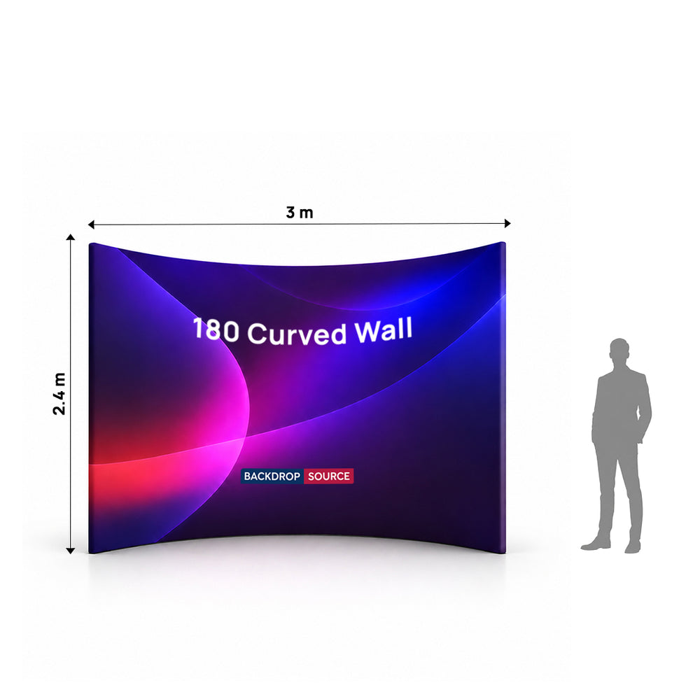Custom 180° Curved Enclosure Wall