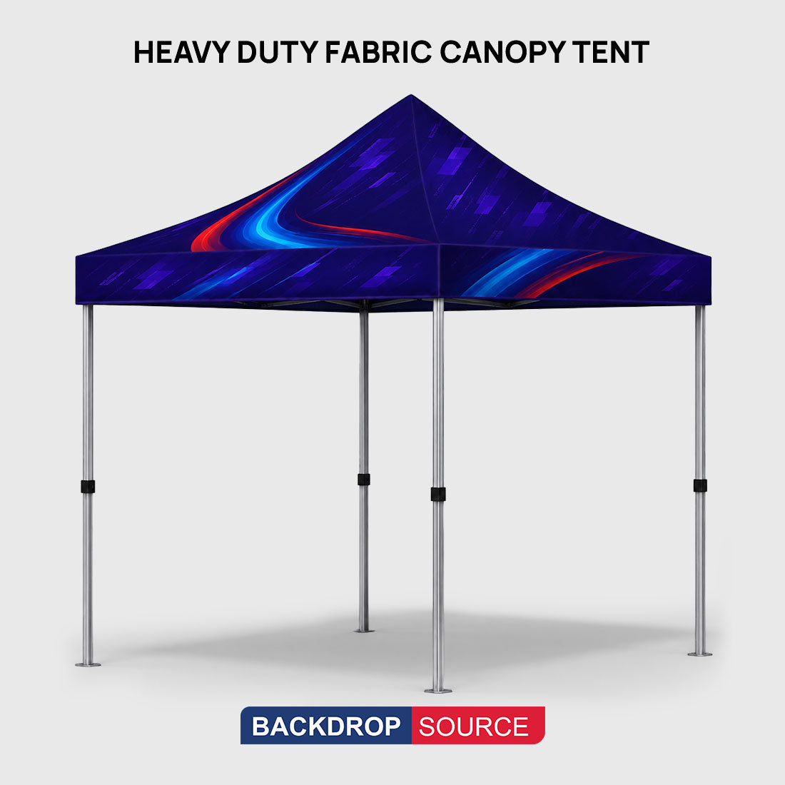 Heavy Duty Fabric Canopy Tent – (2m W x 3m H)
