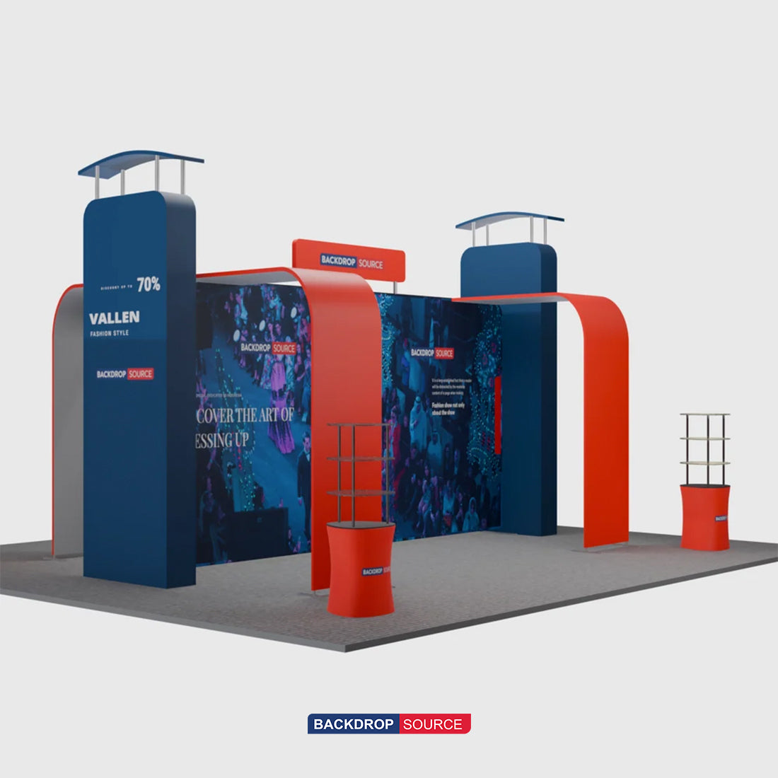 Modular Booth Kits 6m x 6m - Model 04
