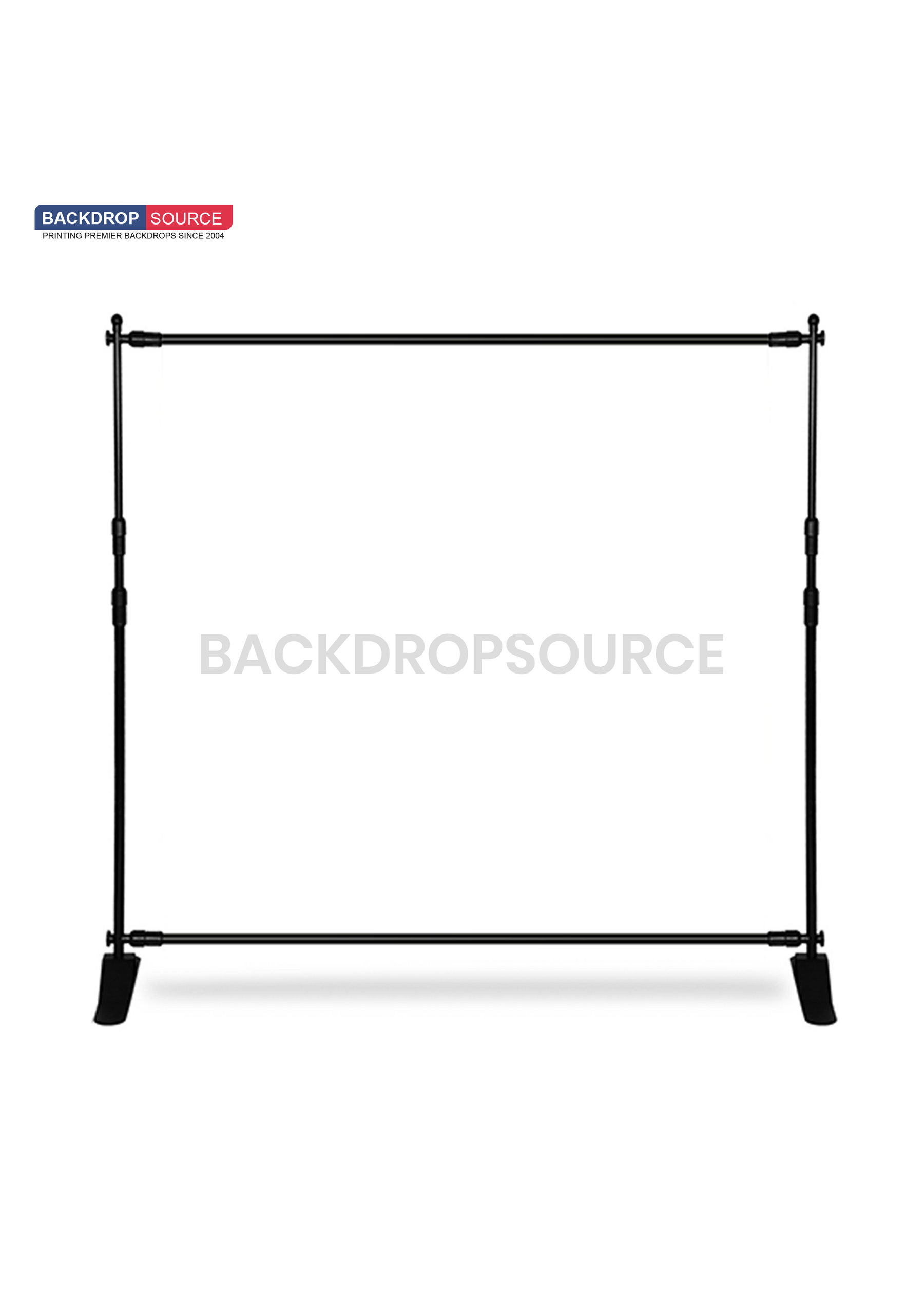 Fabric Backdrop Media Wall With Adjustable Stand