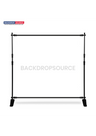 Fabric Backdrop Media Wall With Adjustable Stand