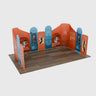 Magnetic Fabric Booth Display - Model 3 (6m x 6m)