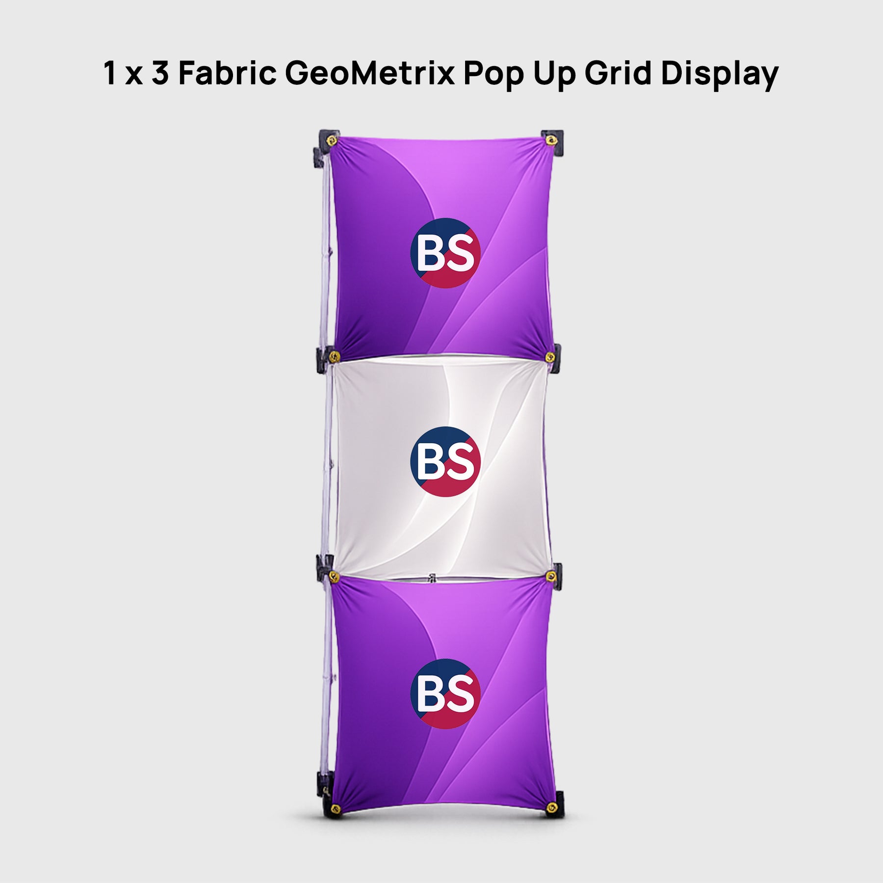 1 x 3 Fabric GeoMetrix Pop Up Grid Display