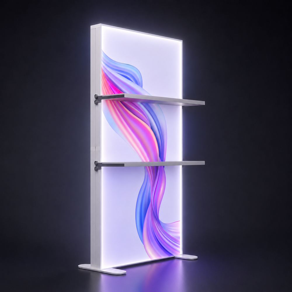 SEG Led Light Box with Shelves
