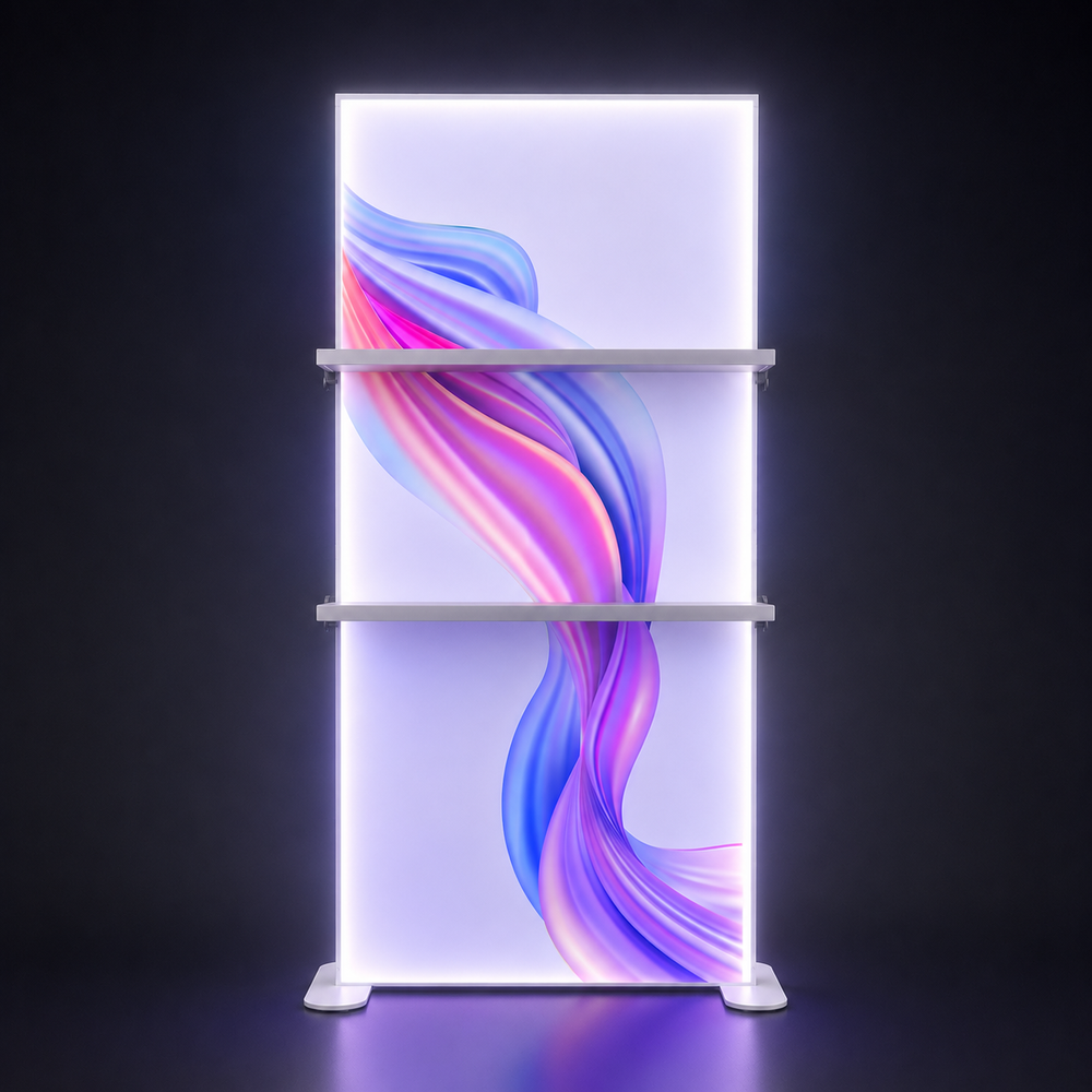 SEG Led Light Box with Shelves