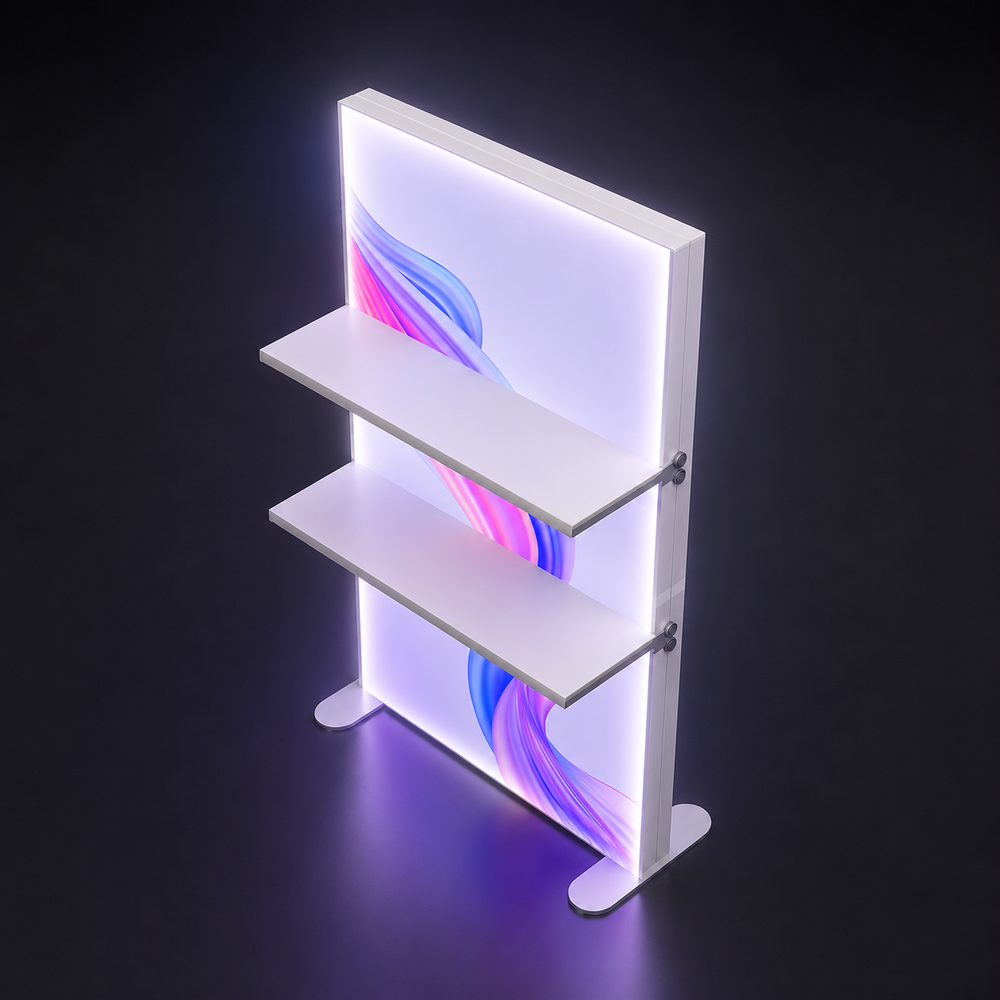 SEG Led Light Box with Shelves