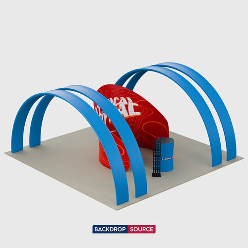 6m Meeting Pod with Round Arch Exhibition Kit