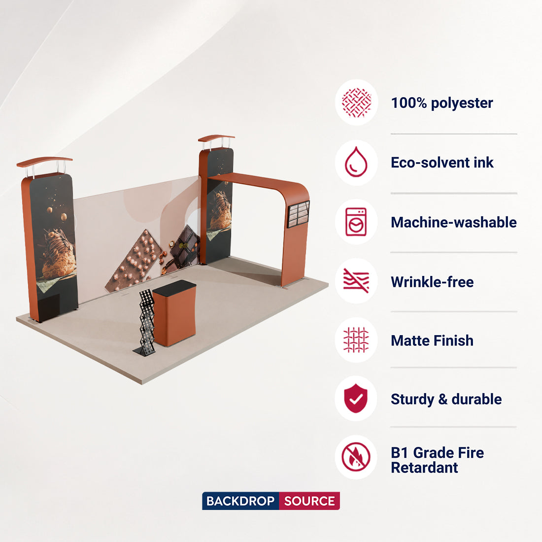 6m Round Top with Inclined Straight Exhibition Kit