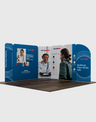 Magnetic Fabric Booth Display - Model 3 (3m x 3m)