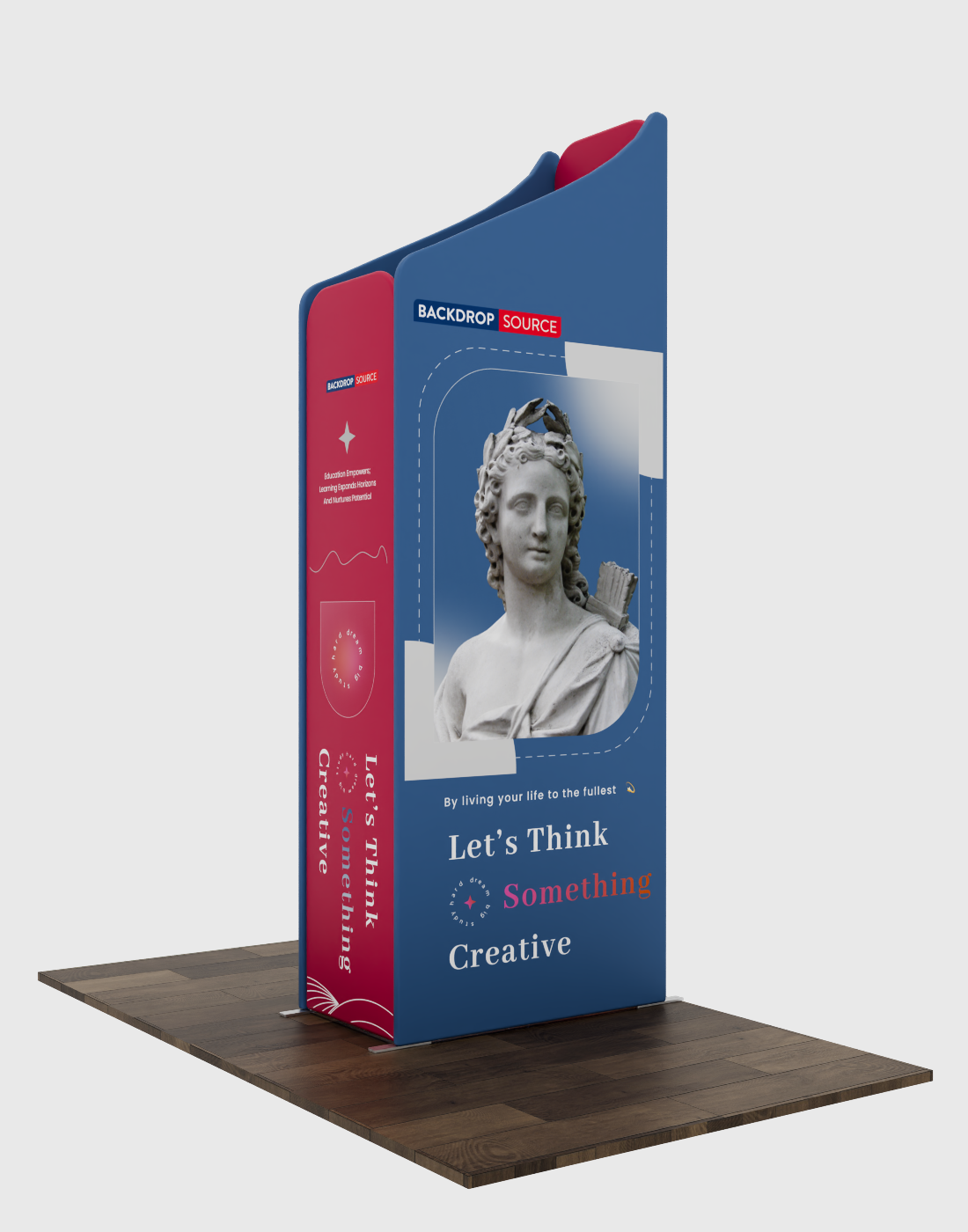 Magnetic Fabric Booth Display - Model 4 (2m x 2m)