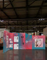 Magnetic Fabric Booth Display - Model 3 (5m x 4m)