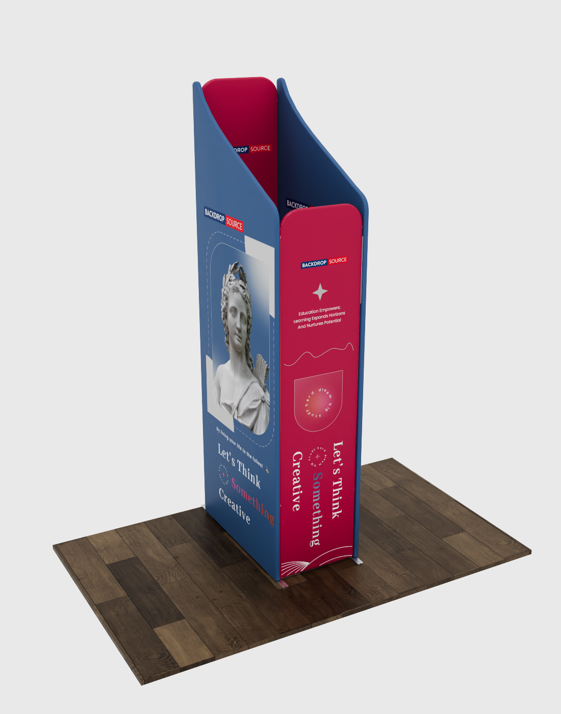 Magnetic Fabric Booth Display - Model 4 (2m x 2m)