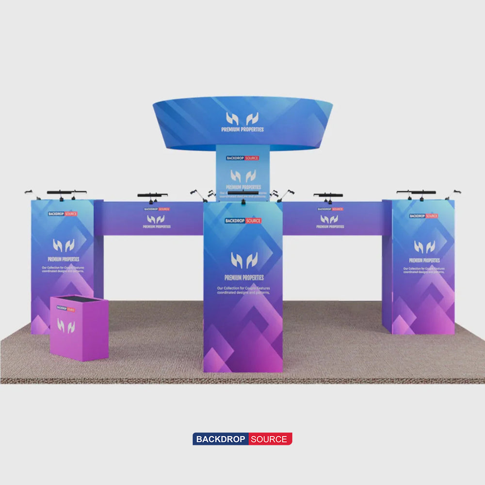 Modular Booth Kits 9m x 9m - Model 1