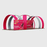 12x6m Curved Arch Booth Kit with Media Walls & 4 TV Mounts