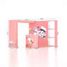 3x3m SEG Popup Booth with L-Arch Wall, 3 Showcases & Counter