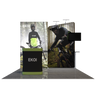 3x3m Fabric Wall Booth Kit with TV Mount & Inclined Display