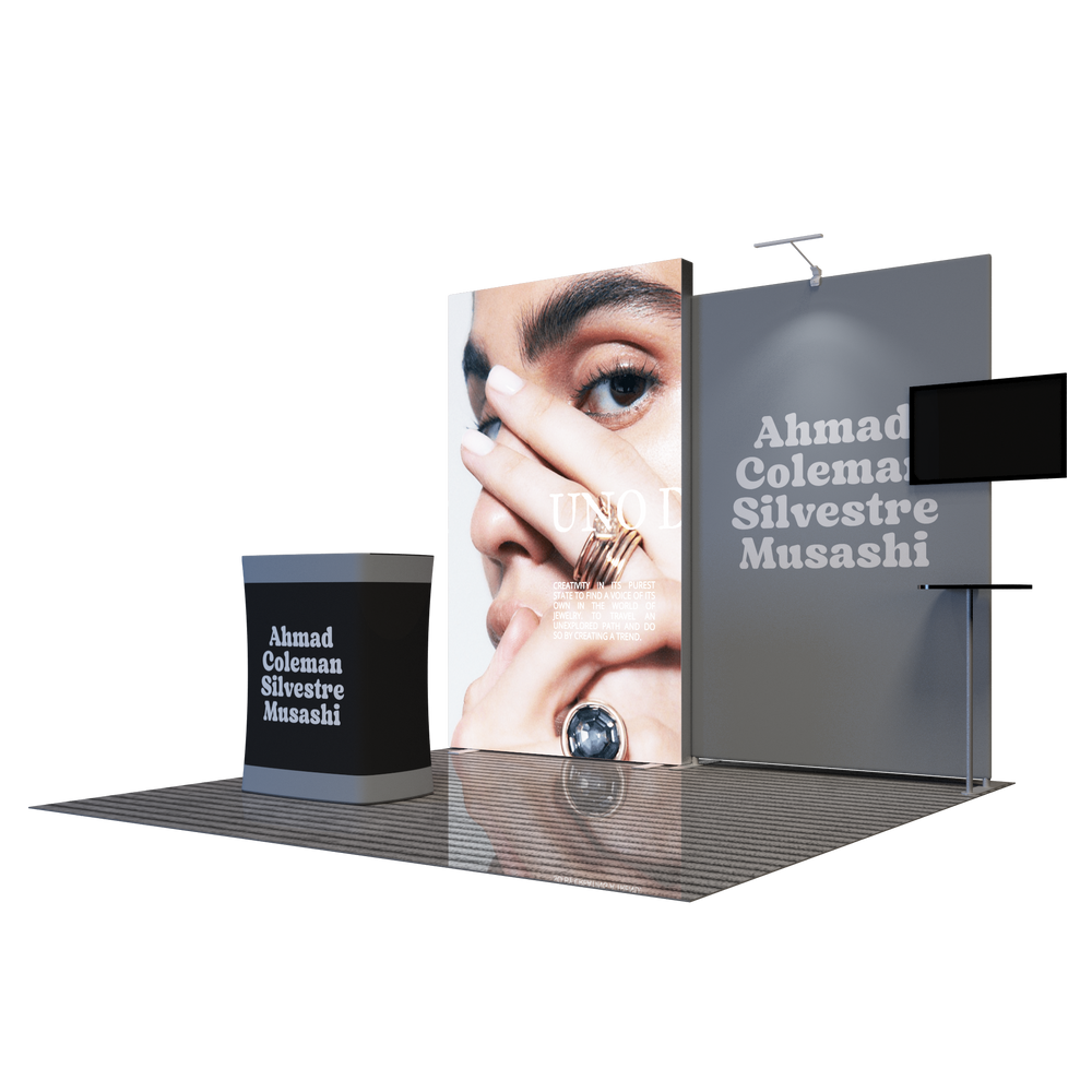 Premier 3m x 3m Exhibition Booth - Model 4