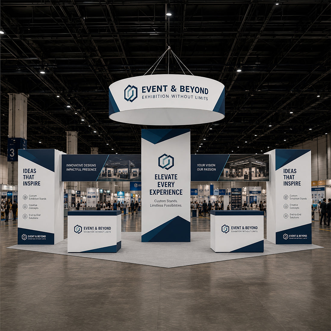 Modular Booth Kits 9m x 6m - Model 2