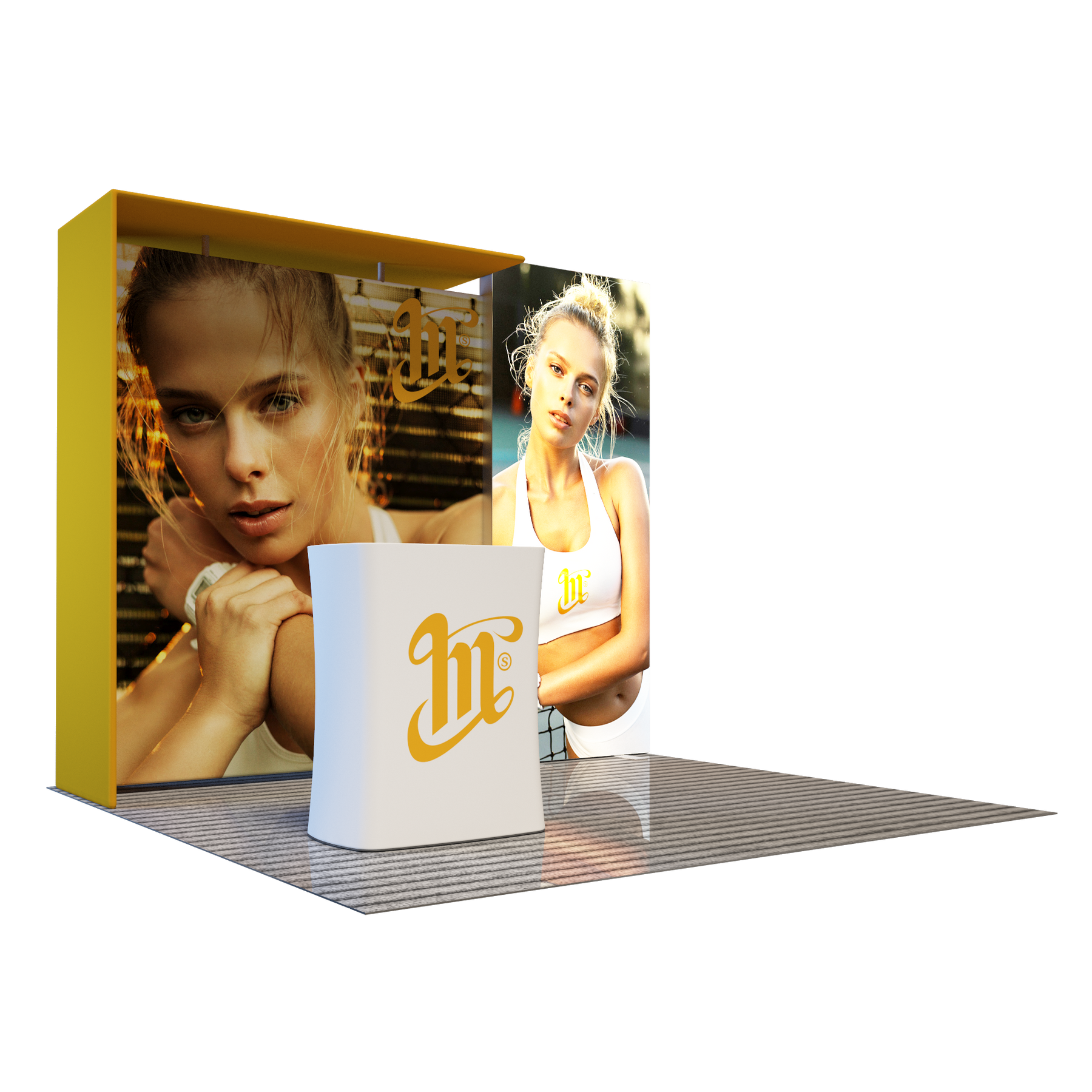 Premier 3m x 3m Exhibition Booth - Model 6