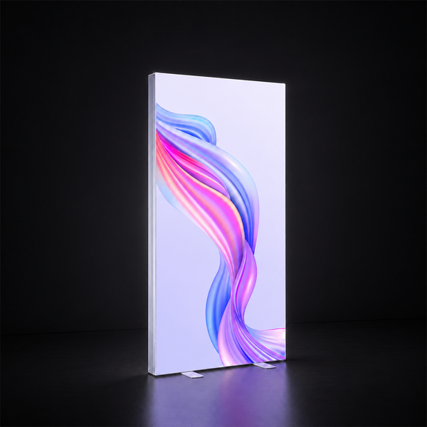 SEG Frameless Fabric Led Light Box Display - 1m W x 2m H