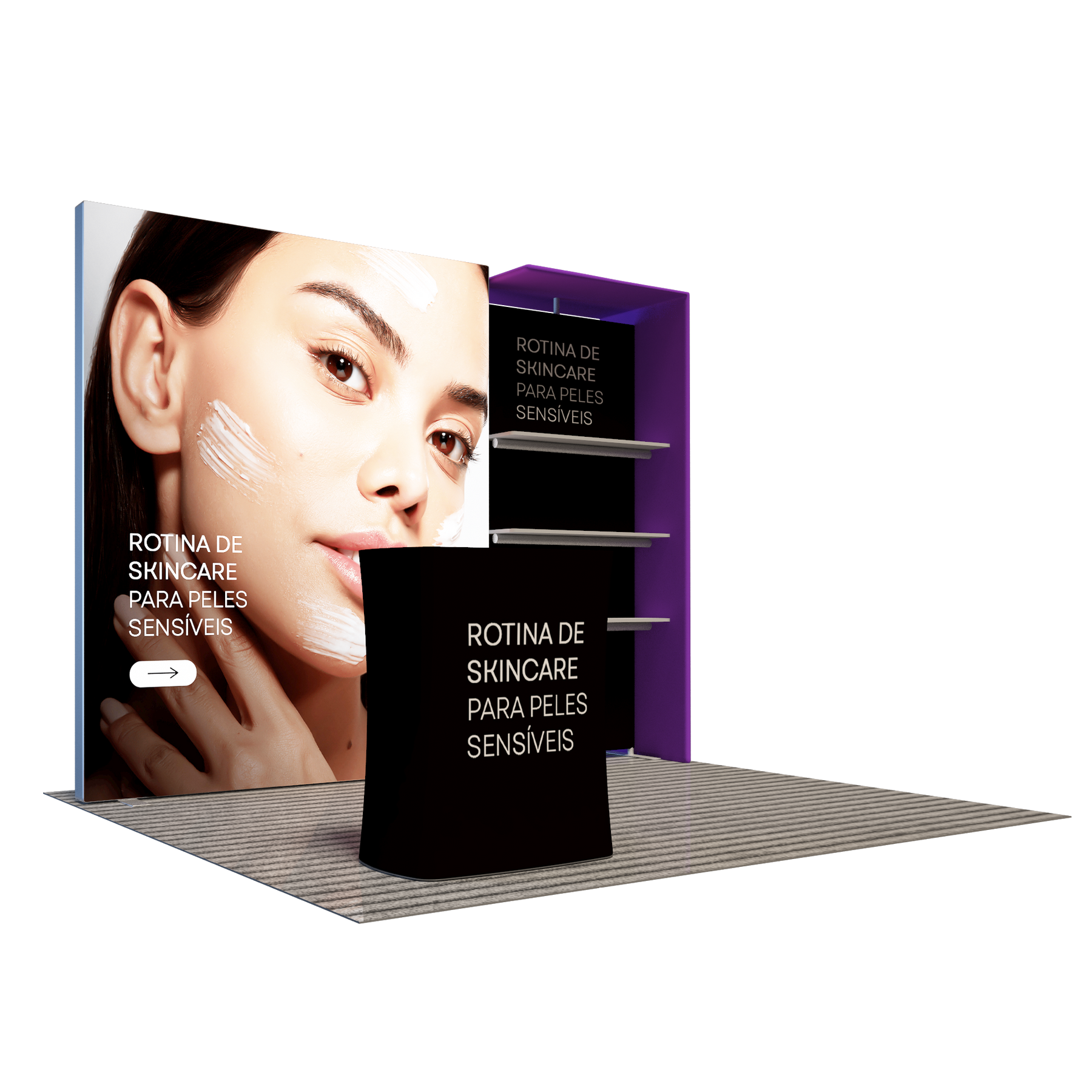 Premier 3m x 3m Exhibition Booth - Model 5
