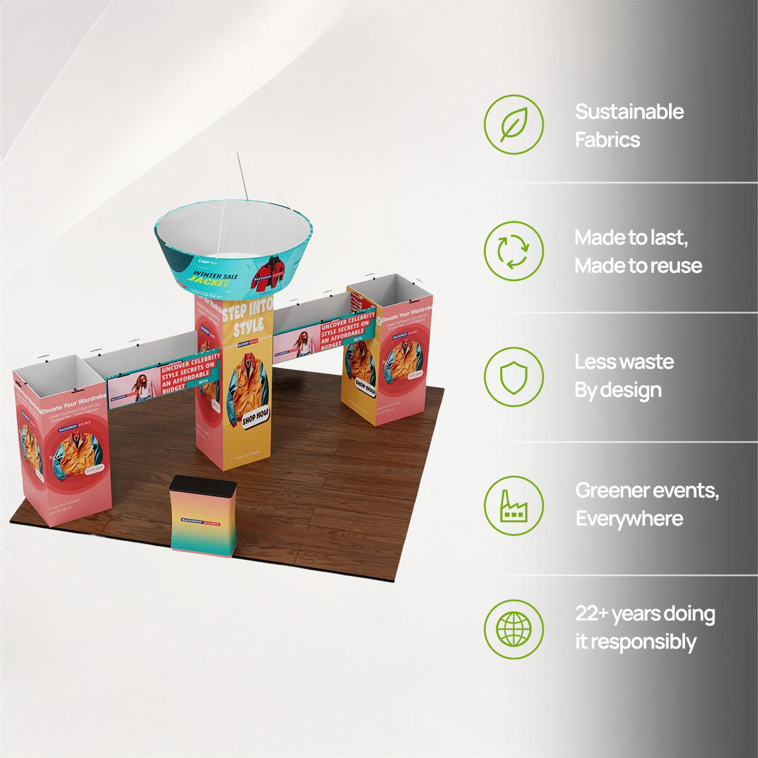 Modular Booth Kits 9m x 6m - Model 2