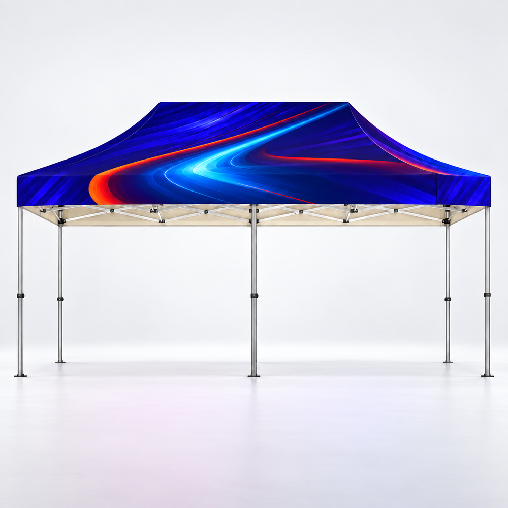 Lighted Canopy Tent – 6m x 3m (LED Frame)