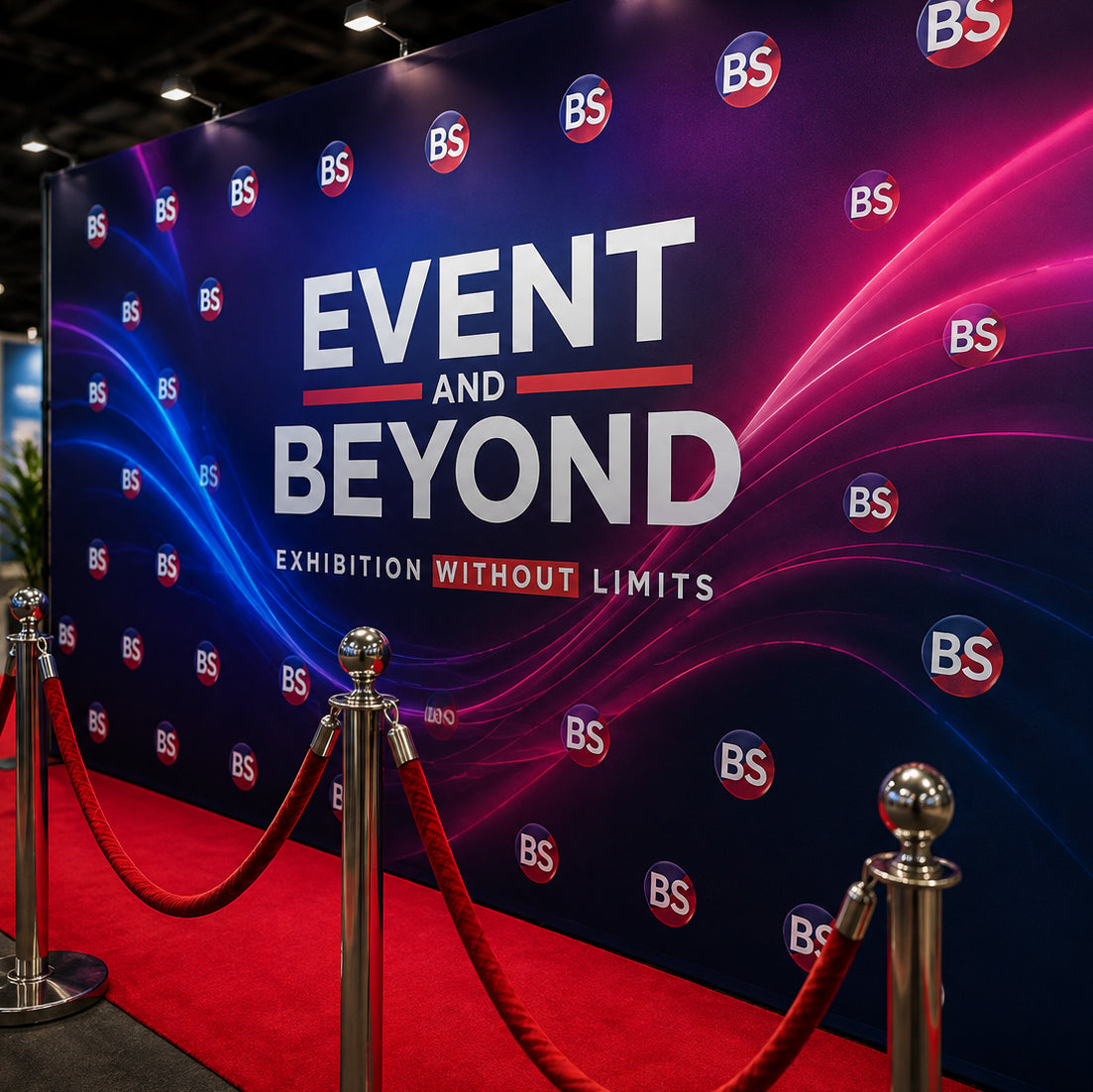 Step and Repeat Backdrop with Stand – Event Media Wall