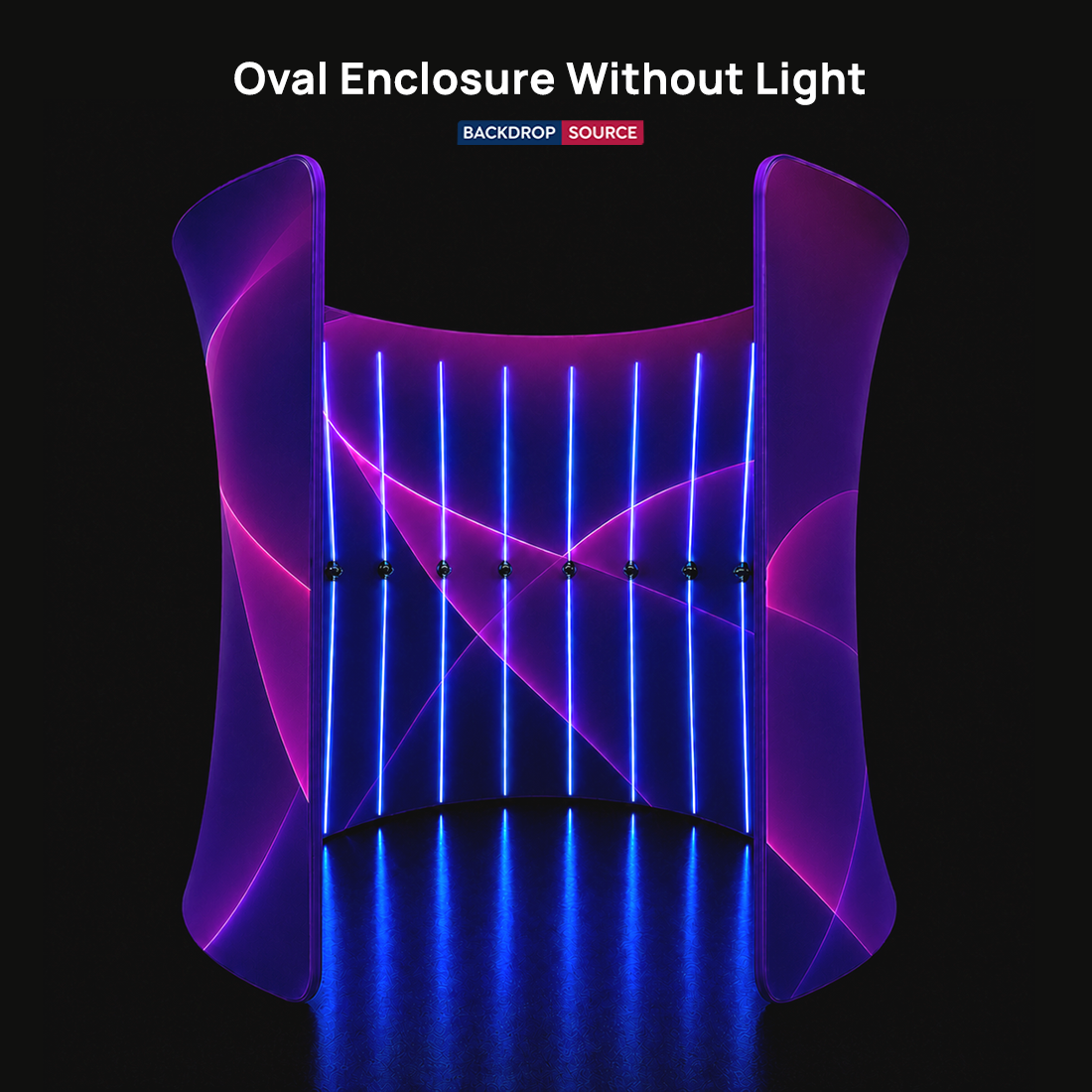 Oval wide doorway Enclosure