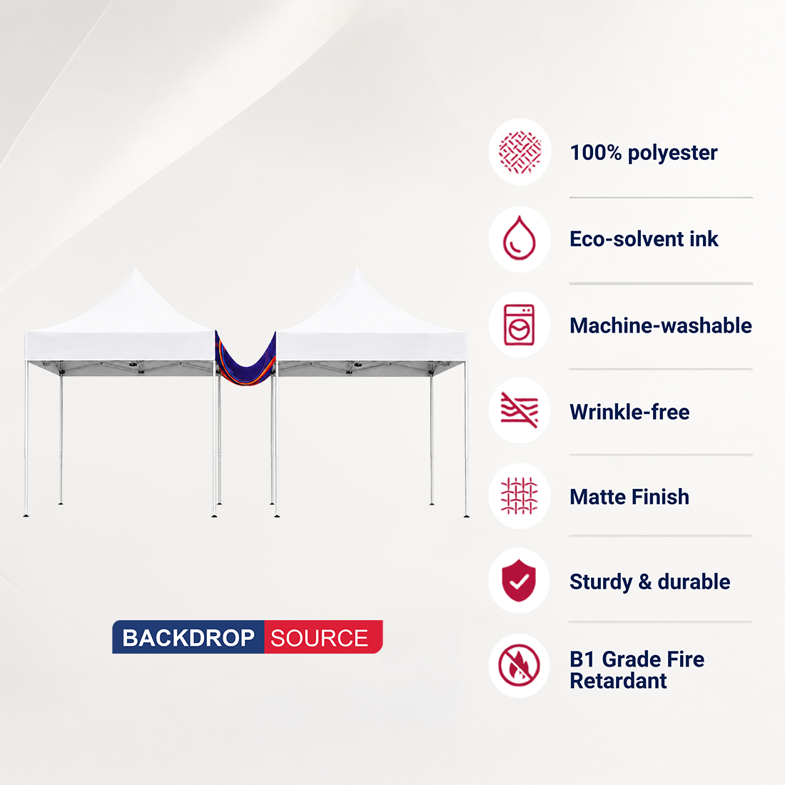 Canopy Tent Fabric Rain Gutter