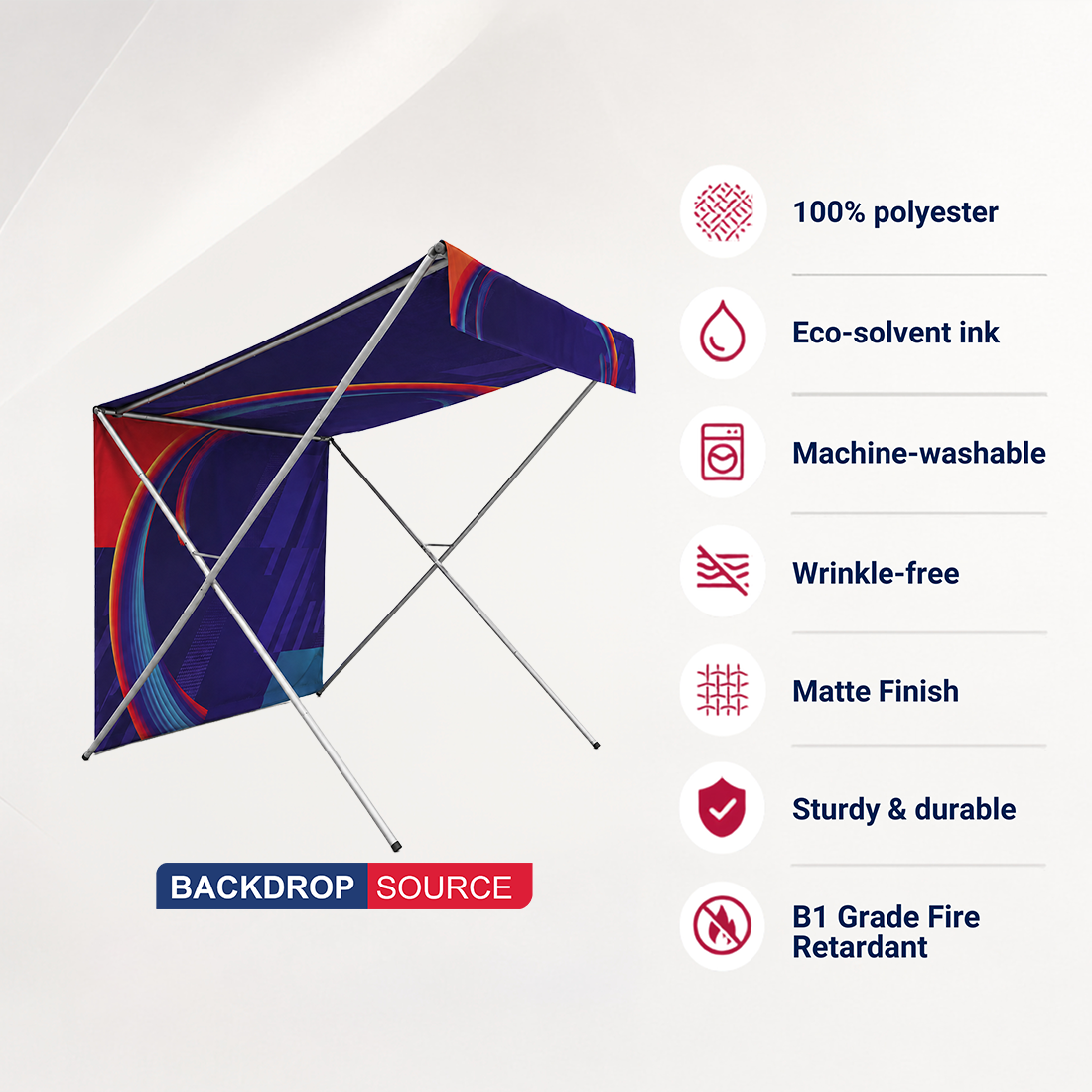 Collapsible Fabric Market Canopy Tent