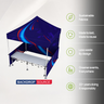 3m x 3m Fabric Canopy Kit A4 with Folding Table