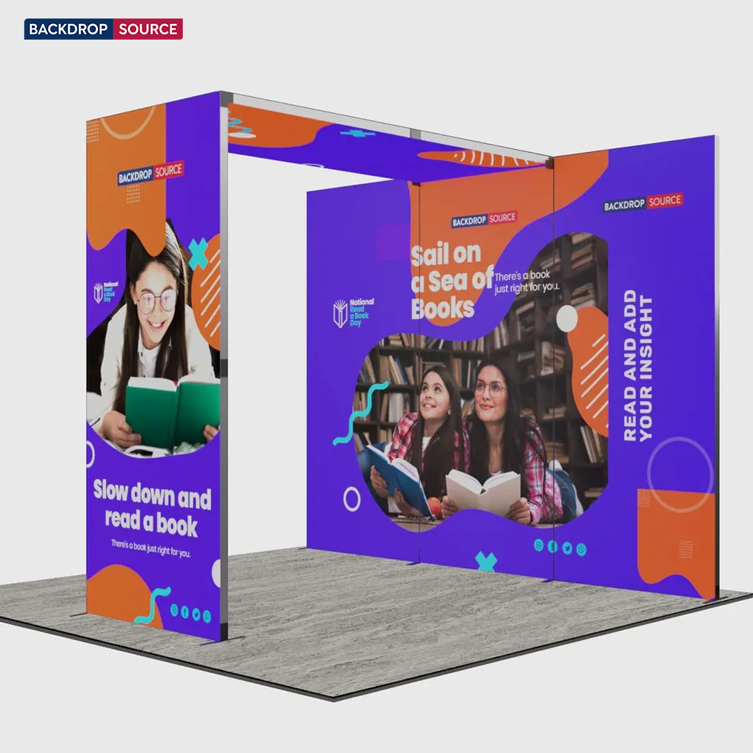 Foldable SEG Exhibition Display - Model 4