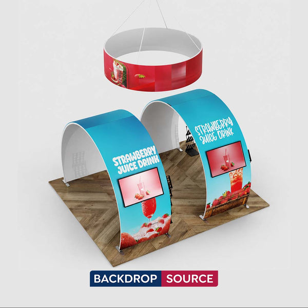 Portable Exhibit Display 3m x 6m - Model 9