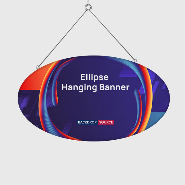 Sky Tube Ellipse Hanging Banner