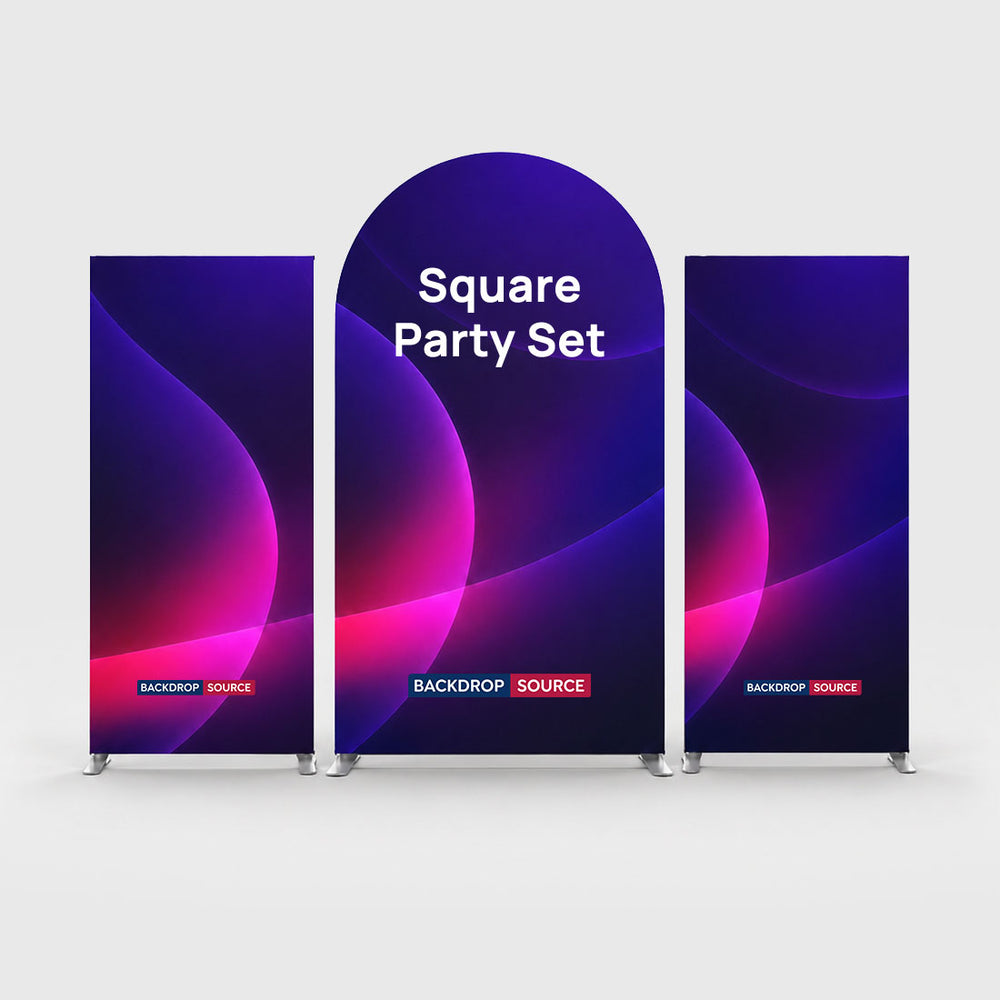 Customized Design Themed Party Media Sets for Birthday / Events/ Weddings - Model 3