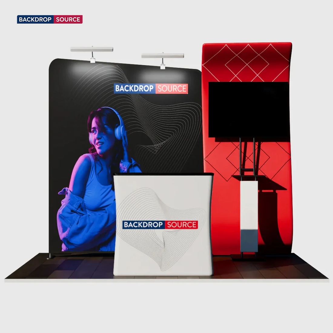 Portable Exhibit Display 3m x 3m - Model 12