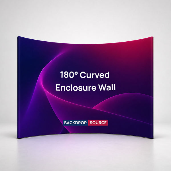 Custom 180° Curved Enclosure Wall