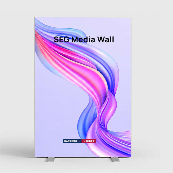 SEG Fabric Media Wall - 1.2m W x 2m H