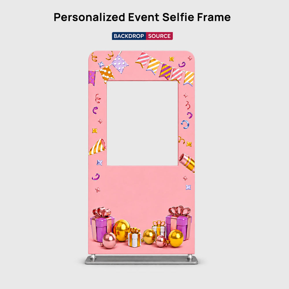 Personalized Fabric Event Selfie Frame