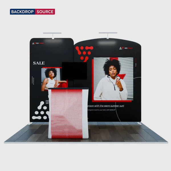 Portable Exhibit Display 3m x 3m - Model 2