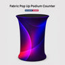 Fabric Pop Up Podium Counter