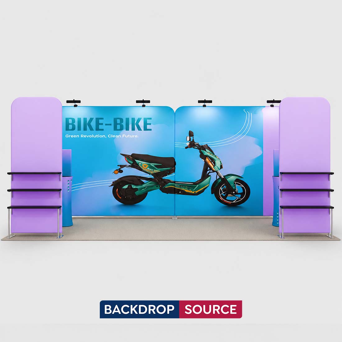 Portable Exhibit Display 3m x 6m - Model 14